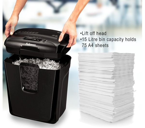 To detect Ambiguity Disadvantage 4604201 - FELLOWES Powershred M-8C Cross Cut Paper Shredder - Currys  Business