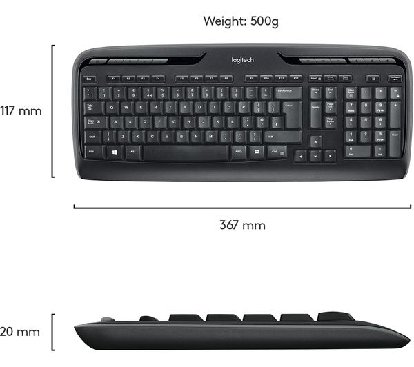 LOGITECH MK330 Wireless Keyboard & Mouse Set Fast Delivery | Currysie