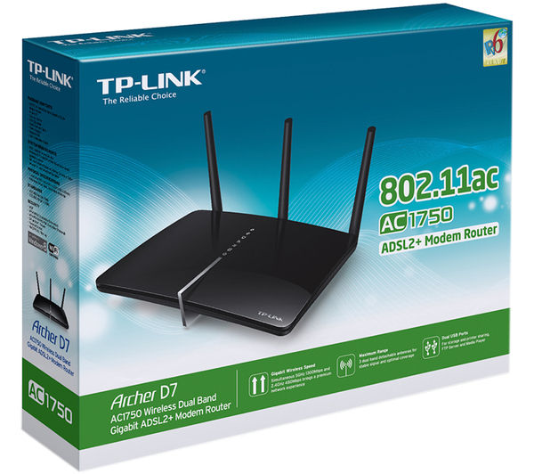 75070 TPLINK Archer D7 Wireless Modem Router Currys Business