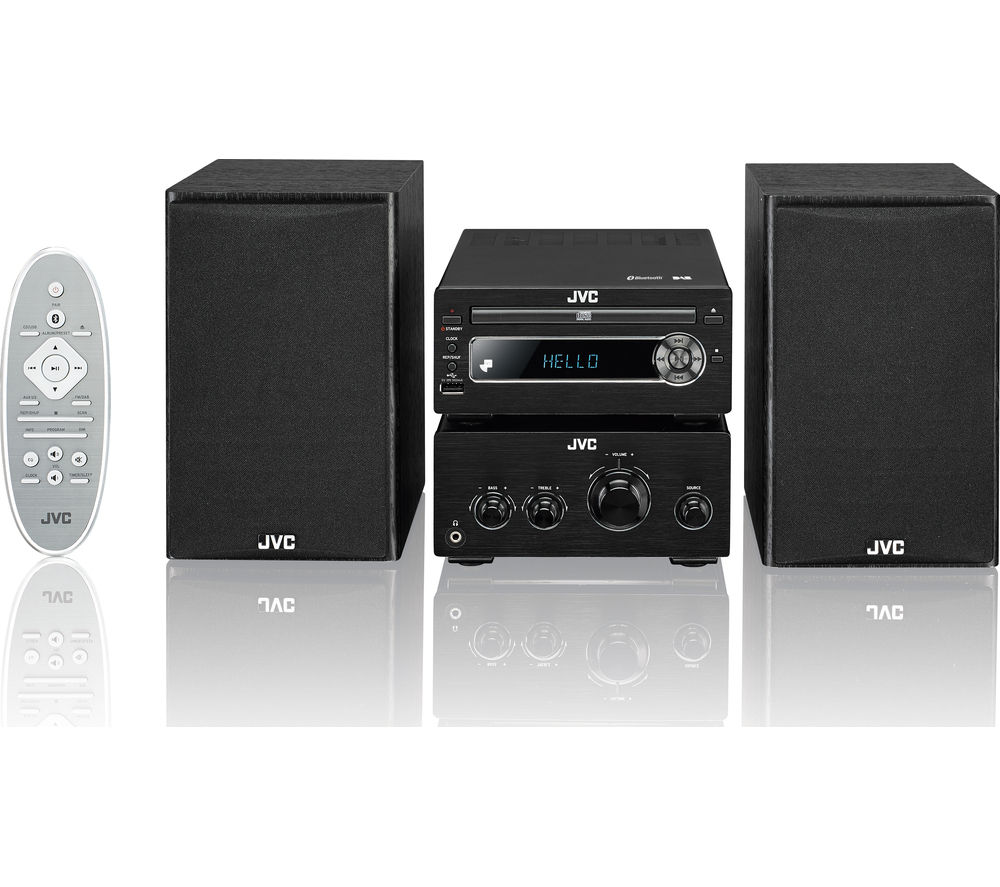 JVC UX-D750 Wireless Traditional Hi-Fi System - Black