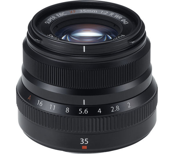 FUJIFILM Fujinon XF 35 mm f/2.0 R WR Standard Prime Lens