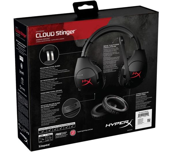 Buy HYPERX Cloud Stinger 2.0 Gaming Headset | Free Delivery | Currys
