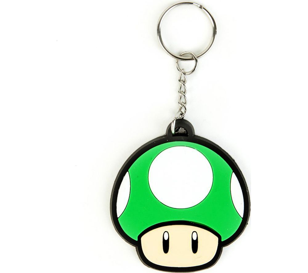 NINTENDO 1-Up Mushroom Rubber Keychain review