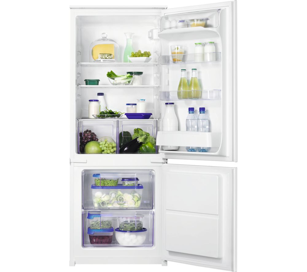 Buy Zanussi Zbb24431sv Integrated 7030 Fridge Freezer Free Delivery Currys 