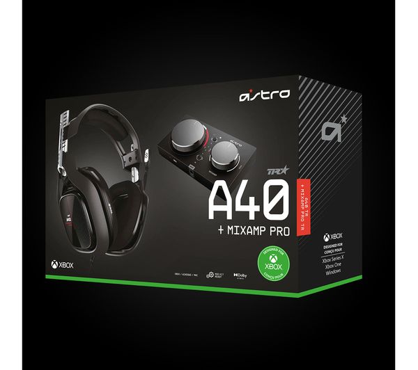 ASTRO A40TR Gaming Headset MixAmp Pro Black Xbox 939 001659 Currys Business