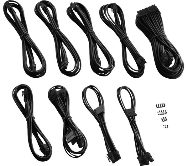 CABLEMOD PRO ModMesh RT-Series ASUS ROG/Seasonic Cable Kit - Black, Black