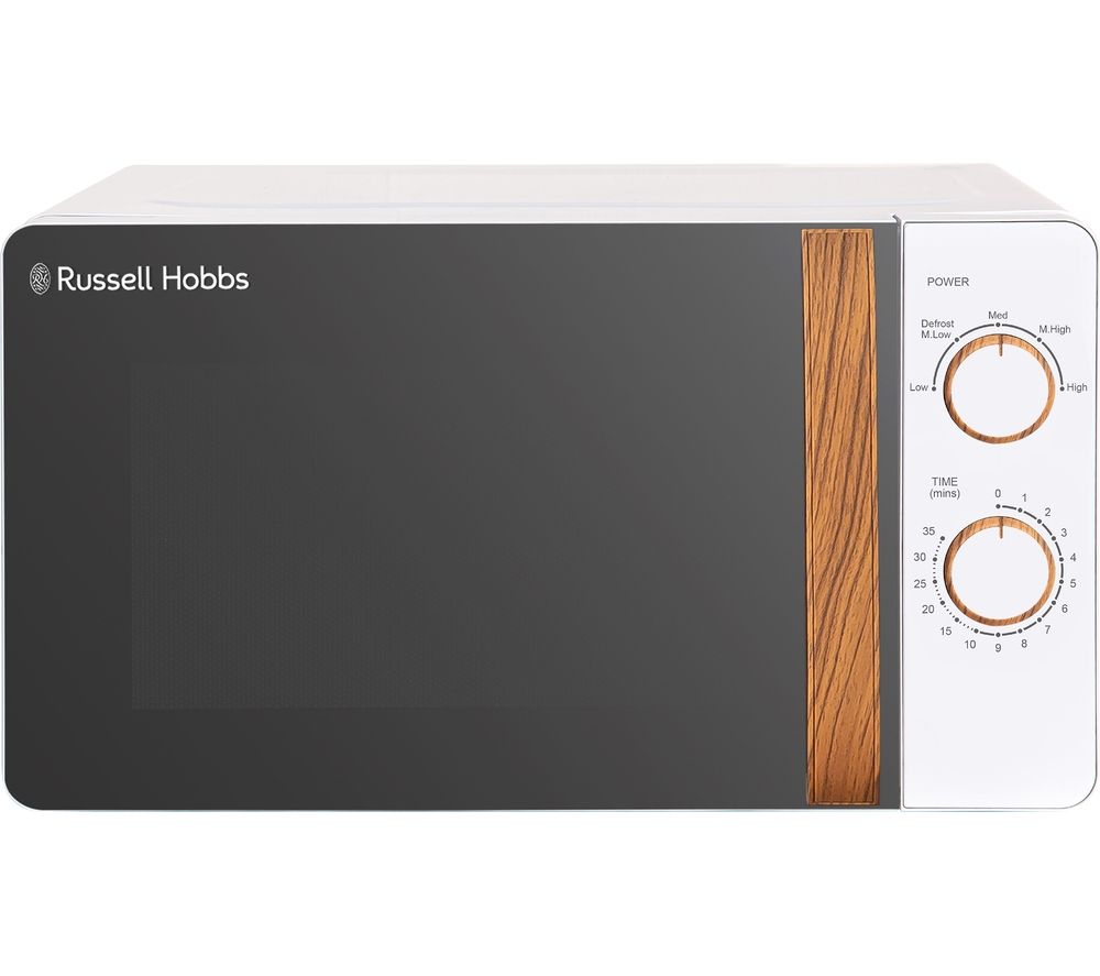 RUSSELL HOBBS Scandi RHMM713 Compact Solo Microwave - White, White