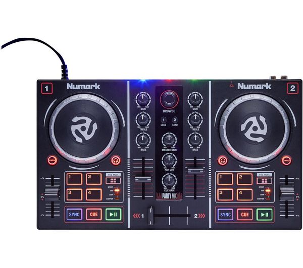 Buy NUMARK Party Mix DJ Controller - Black | Free Delivery | Currys