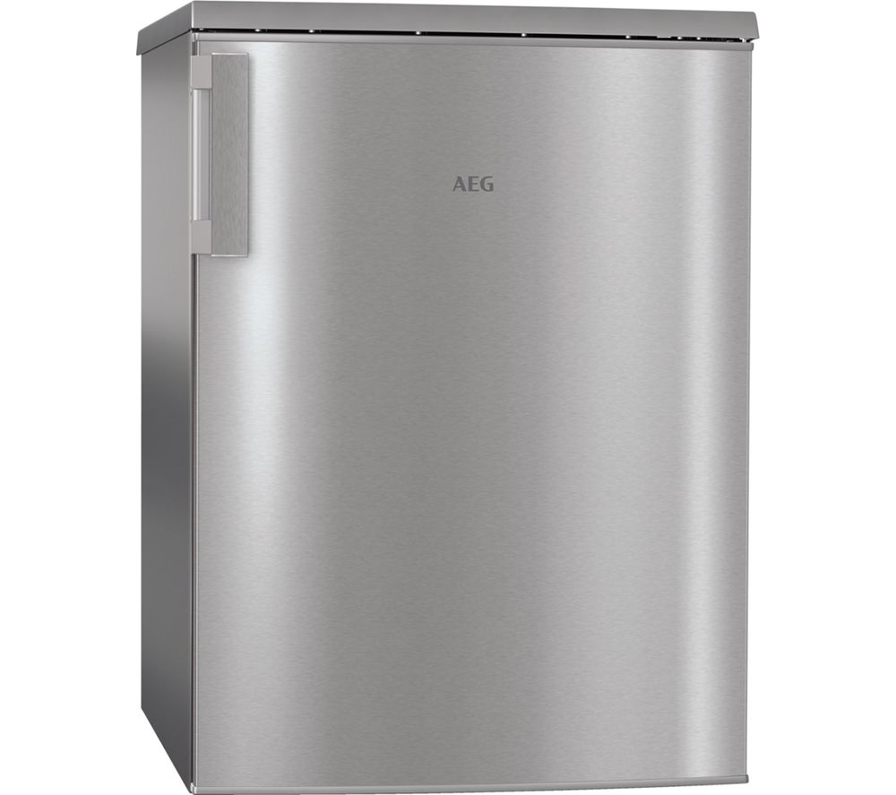 AEG OptiSpace RTB415E1AX Undercounter Fridge - Stainless Steel, Stainless Steel