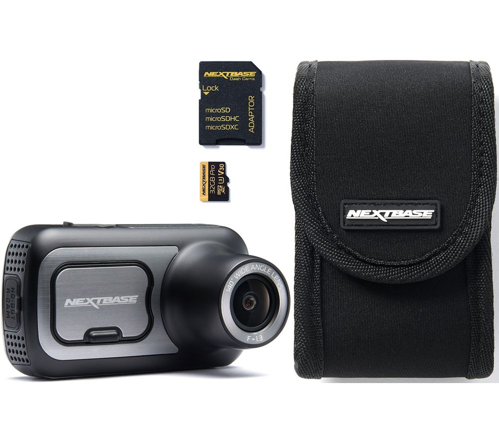 Buy NEXTBASE 422GW Quad HD Dash Cam & Go Pack with 32 GB U3 microSD