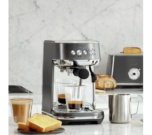 SES500BST4GUK1 SAGE the Bambino Plus SES500 Coffee Machine Black
