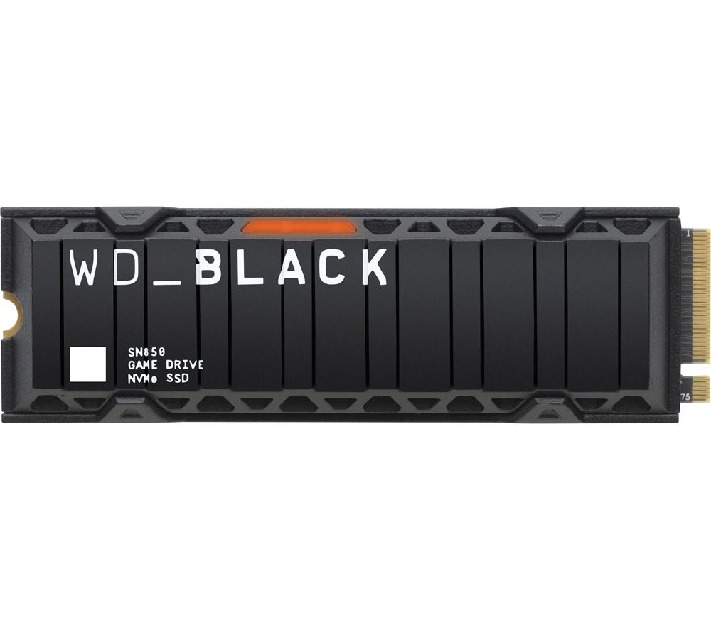 WD _BLACK SN850 PCIe M.2 Internal SSD with Heatsink - 1 TB