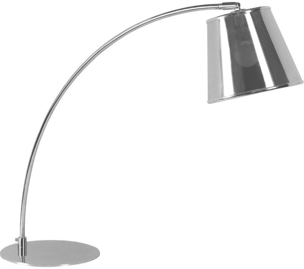 by Premier Chrome Table Lamp - Silver