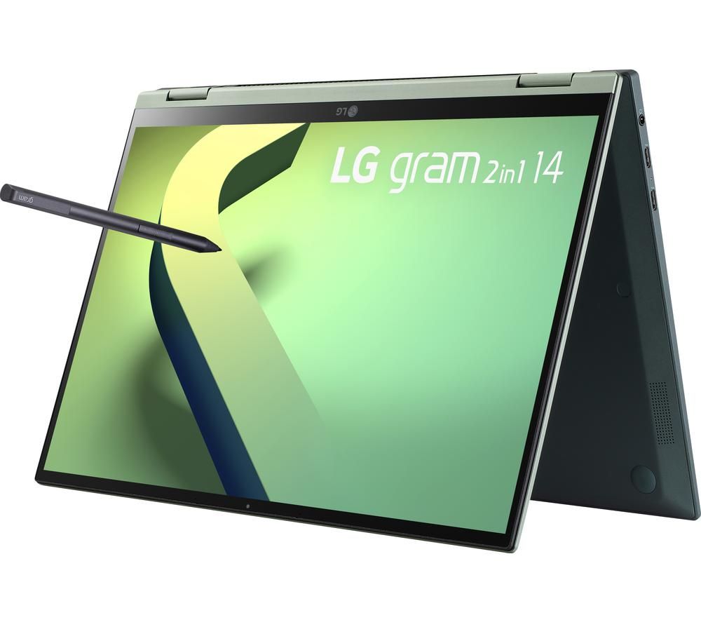 gram 14T90Q 14" 2-in-1 Laptop - Intel® Core™ i7, 1 TB SSD, Green