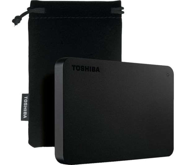 Image of TOSHIBA Canvio Basics Portable Hard Drive - 4 TB, Black