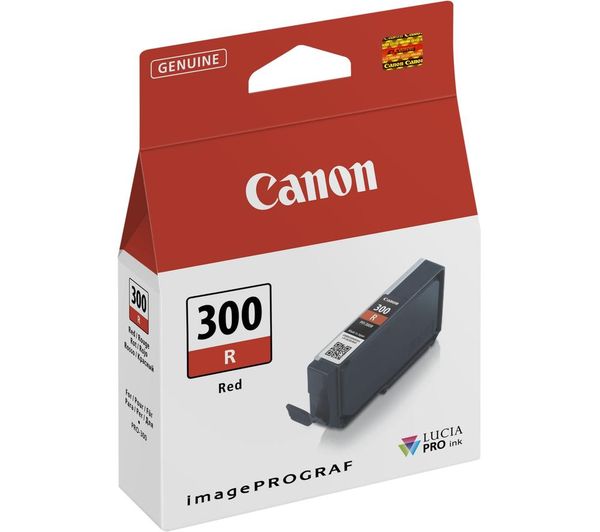 Canon Pfi 300r Red Ink Cartridge