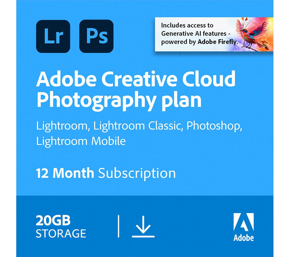 Creative Cloud Photography Plan - 1 year for 1 user (download)