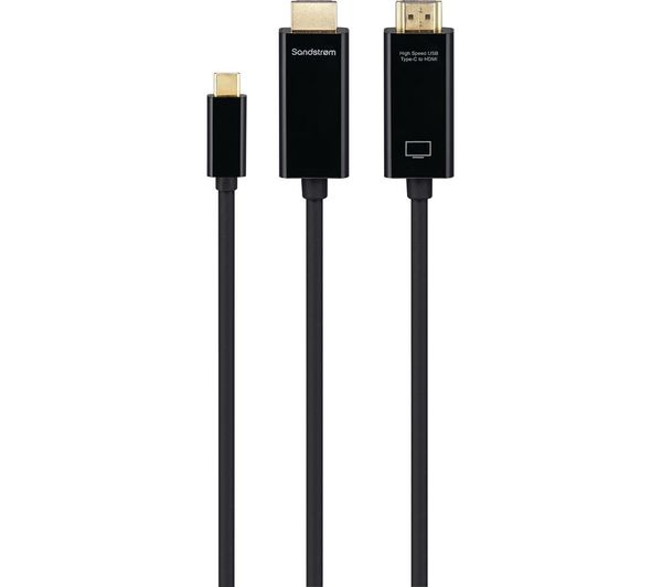 An image of SANDSTROM S2HDMC125 USB Type-C to HDMI Cable - 2 m