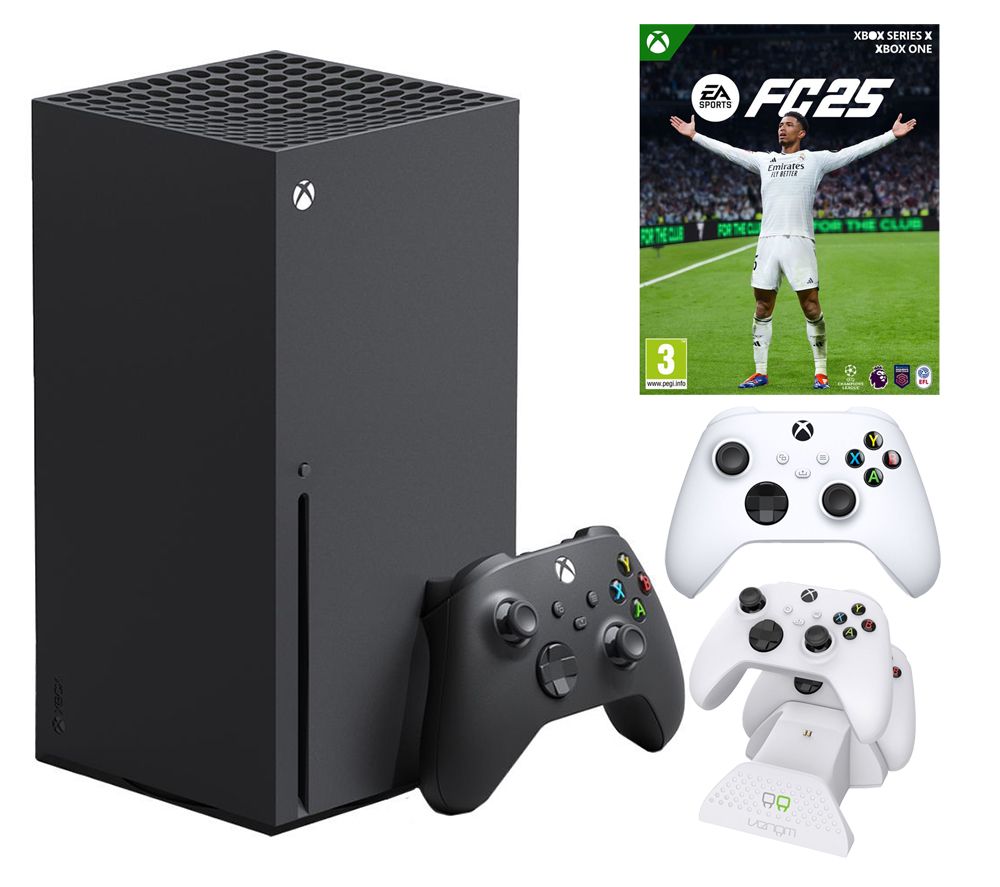 Xbox Series X (1 TB), VS2871 Twin Docking Station, EA Sports FC 25 & Wireless Controller Bundle
