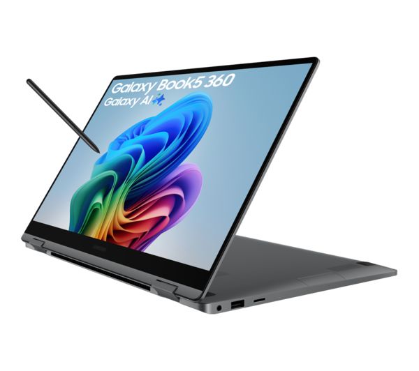 SAMSUNG Galaxy Book5 360 15.6" Refurbished 2 in 1 Laptop, Copilot+ PC - Intel® Core™ Ultra 5, 512 GB SSD, Grey (Excellent Condition)