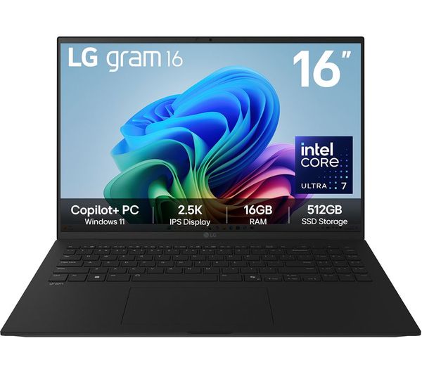 Lg Gram 16 16z90tl Gau75a1 16 Laptop Copilot Pc Intel® Core™ Ultra 7 512 Gb Ssd Black