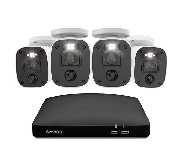Swann Home Swdvk 8468542kmqb Eu 8 Channel 2k Dvr Security System 256 Gb 4 Cameras