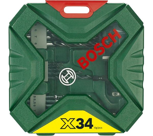 Bosch Classic X Line Drill Driving Set 34 Piece Set Bosch Classic X Line Drill Driving Set 34 Piece Set