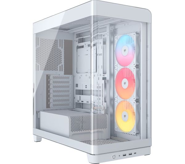 Corsair Frame 4500x Rs R Argb Atx Mid Tower Pc Case White