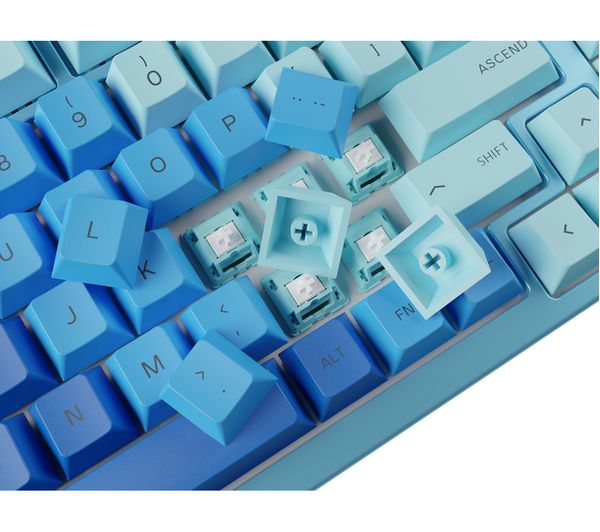 GLORIOUS GPBT Keycaps - UK Layout, Ocean Blue - GLO-KC-GPBT-CO-UK ...