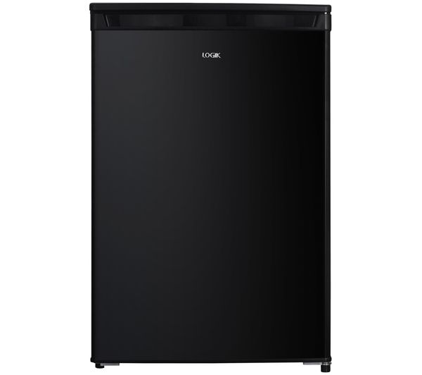 An image of LOGIK LUL55B26 Undercounter Larder Fridge - Black