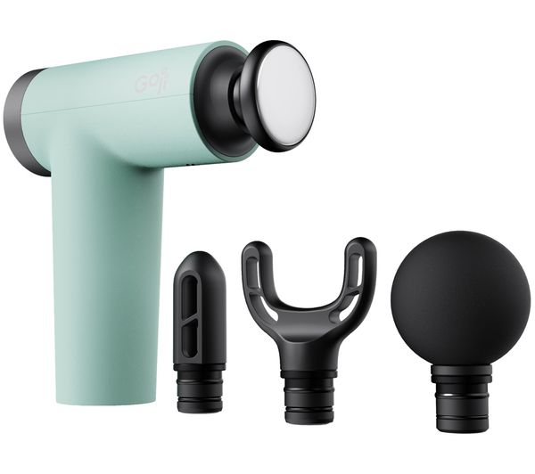 An image of GOJI GMSGGN26 Thermal Massage Gun - Green