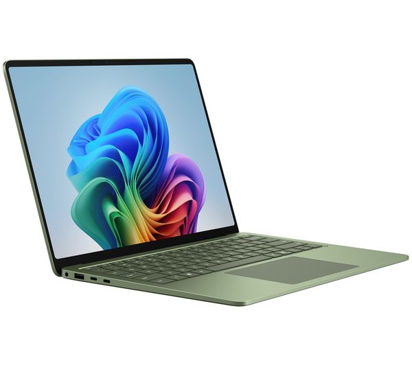 An image of MICROSOFT Surface Laptop 13.8", Copilot+ PC - Snapdragon X2 Elite, 512 GB SSD, Emerald