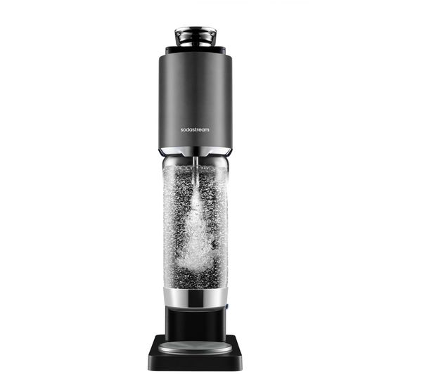 An image of SODASTREAM Fresh Plus Black Sparkling Water Machine - Black