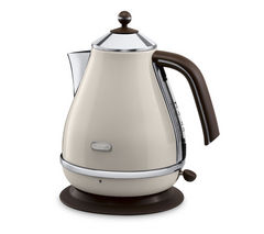 DELONGHI Icona Vintage KBOV3001BG Jug Kettle - Cream