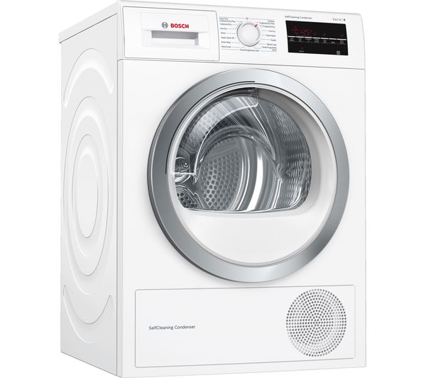 Bosch Tumble Dryer Serie 6 WTW85480GB 8 kg Heat Pump  - White, White