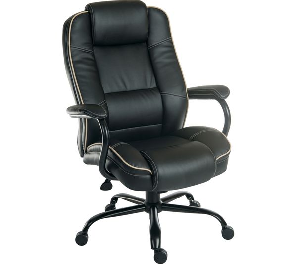 Teknik Goliath Duo Bonded Leather Reclining Executive Chair Black