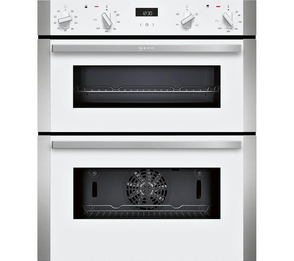 NEFF J1ACE2HW0B Electric Built-Under Double Oven - White, White