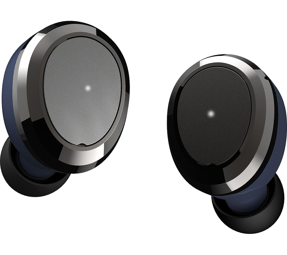 DEAREAR Oval Wireless Bluetooth Headphones – Navy & Black, Navy
