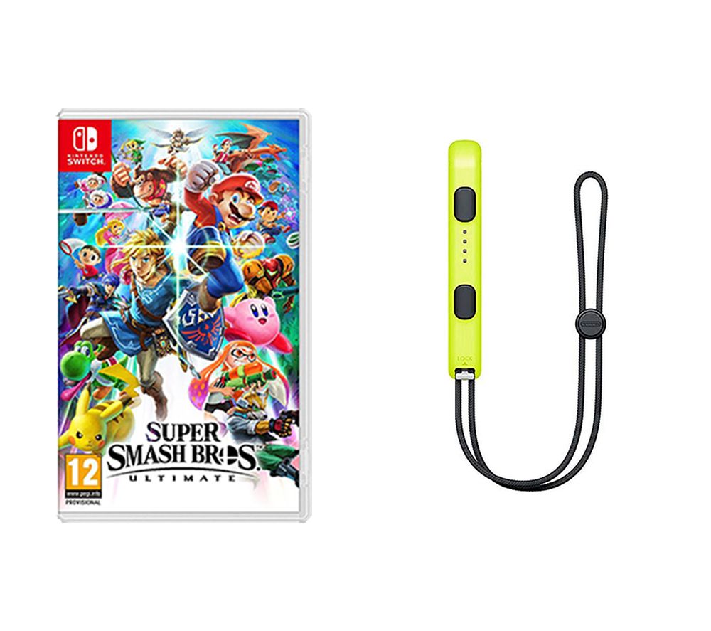 NINTENDO Switch Joy-Con Wireless Controllers & Mario Kart 8 Deluxe Bundle - Yellow, Yellow