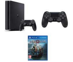 SONY PlayStation 4, God Of War & DualShock 4 V2 Wireless Controller Bundle - 500 GB
