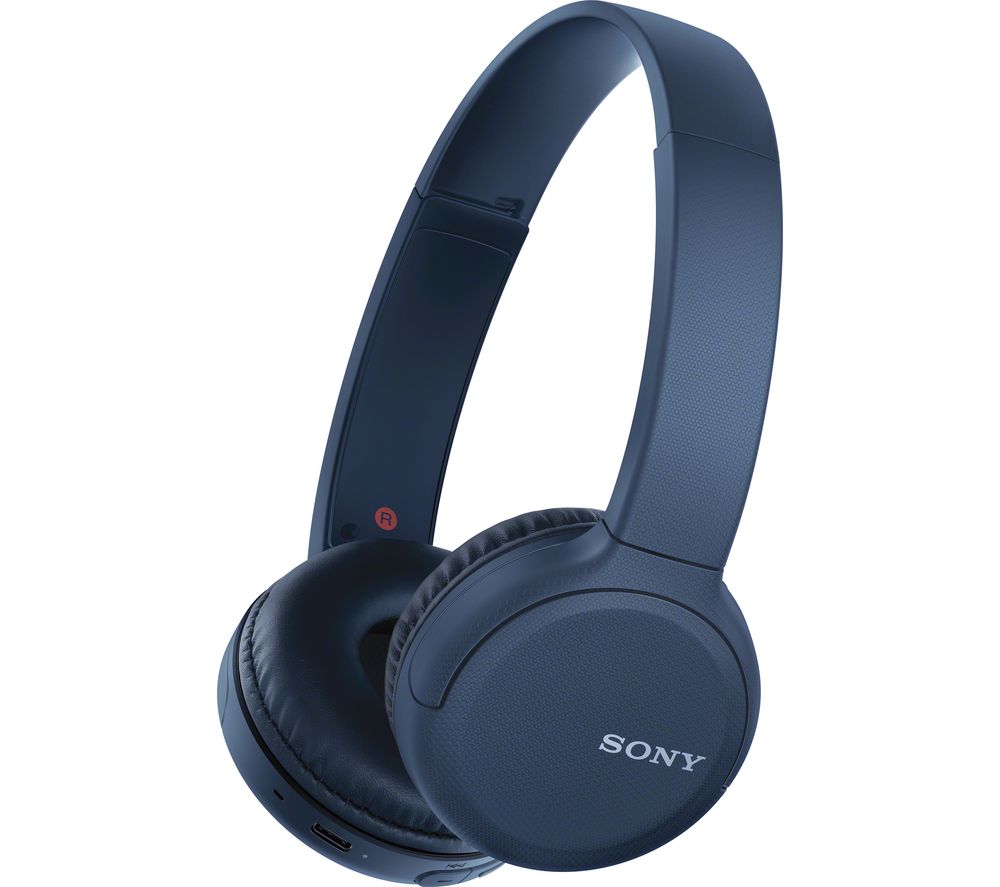 SONY WH-CH510 Wireless Bluetooth Headphones - Blue