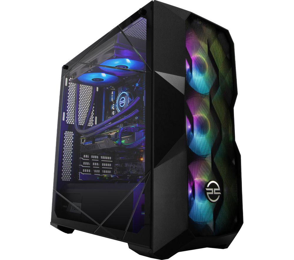 PC SPECIALIST Tornado R7X Gaming PC - AMD Ryzen 7, RTX 2080 Super, 2 TB HDD & 512 GB SSD, Transparent