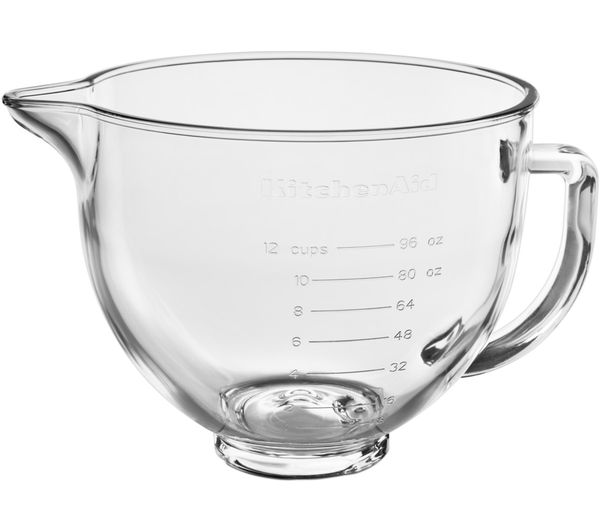 Image of KITCHENAID 5KSM5GB 4.7 Litre Mixing Bowl - Glass