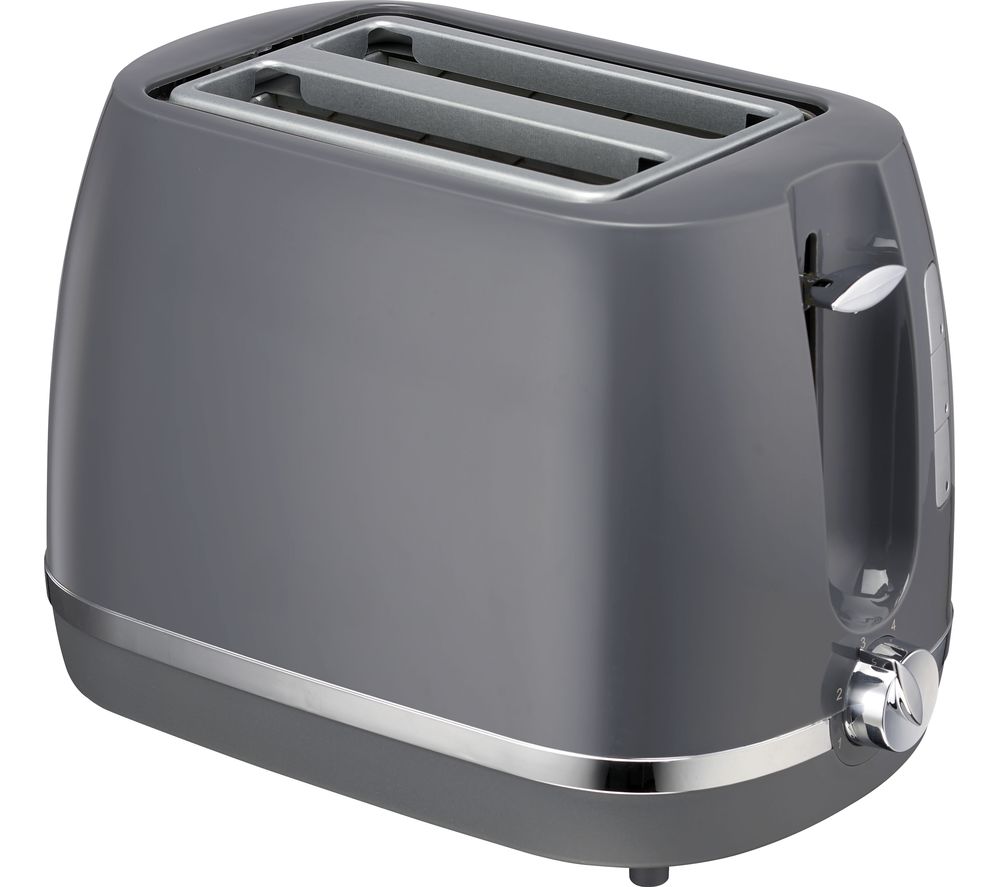 LOGIK L02TGS21 2-Slice Toaster - Grey