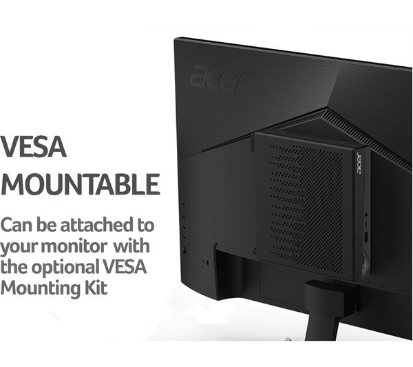 ACER Revo RN96 Desktop PC - Intel® Core™ i3, 256 GB SSD, Black - DT ...