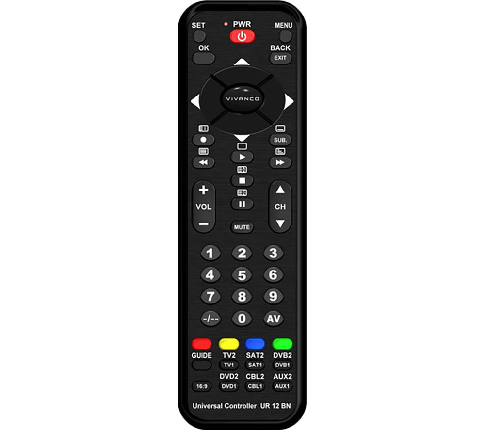 34875 Universal Remote Control - Black