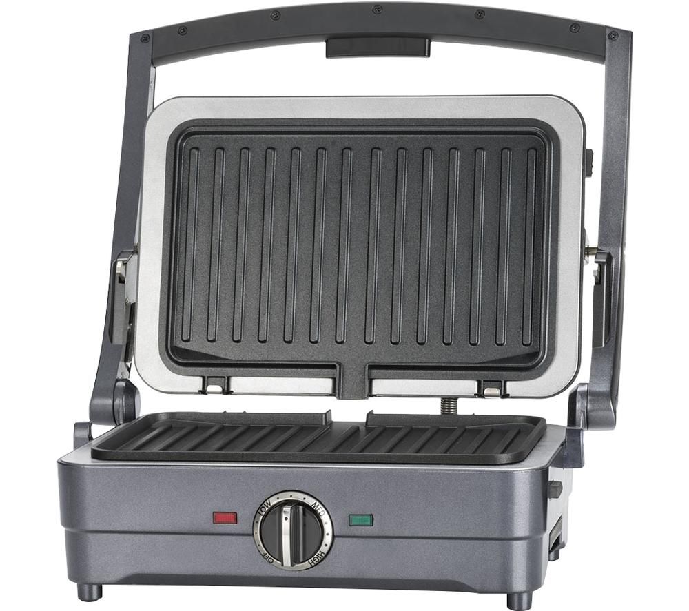 CUISINART Style Collection GRSM4U 2-in-1 Grill & Sandwich Toaster - Grey, Grey