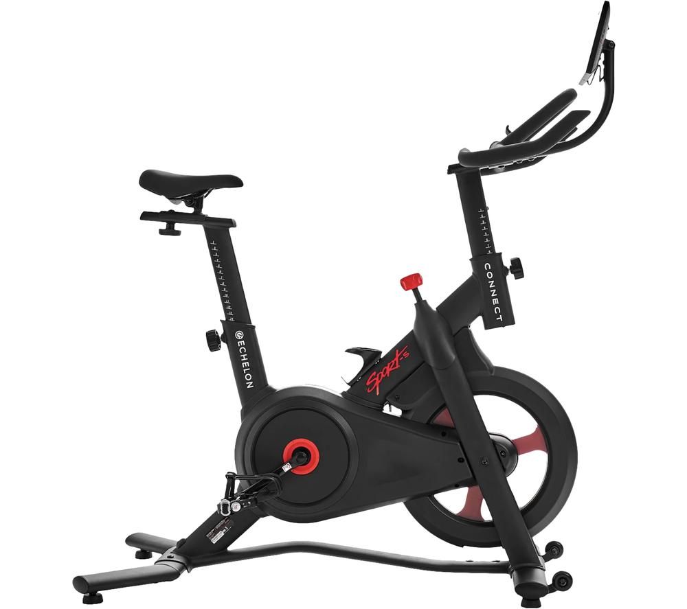 Sport-S Connect Smart Bluetooth Exercise Bike - Black & Red