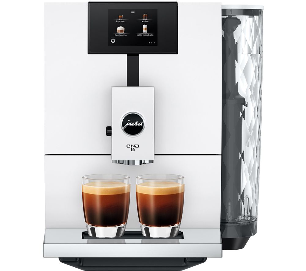 ENA 8 Bean to Cup Coffee Machine - Nordic White