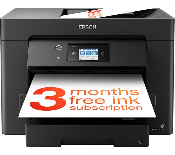 Image of EPSON WorkForce WF-7830DTWF All-in-One Wireless Inkjet Printer with Fax